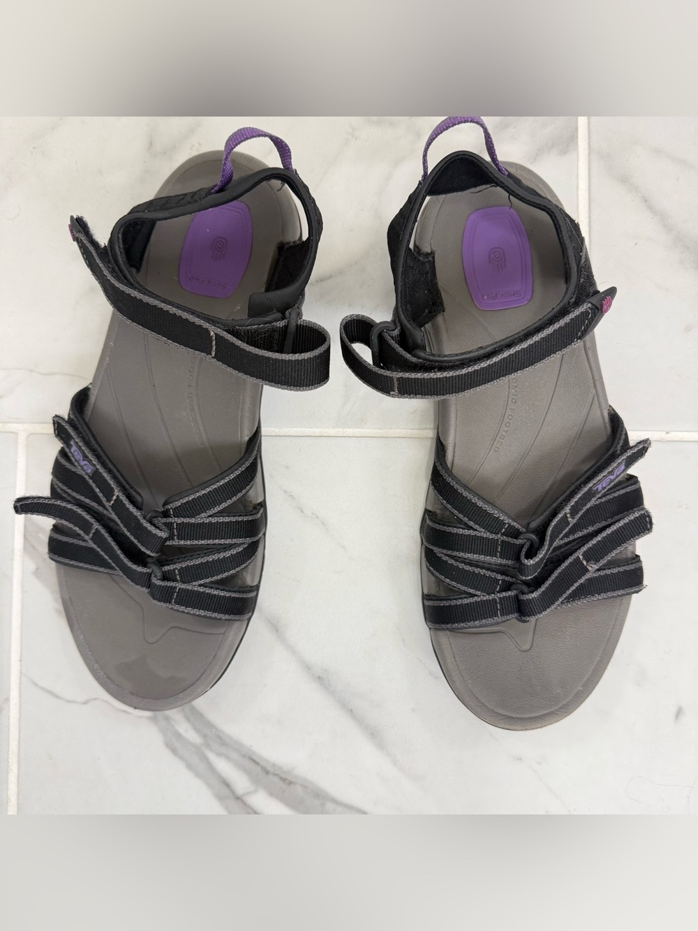 Women's Teva 9.5 Tirra Sandals Slingback Adjustable Sport Open Toe Hiking Shoes